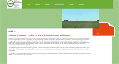 Desktop Screenshot of optimumrenewables.com